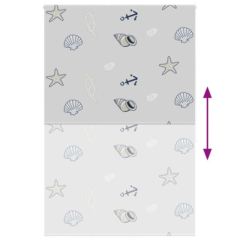 Casa si Gradina - Textile si covoare - Rulouri si jaluzele - Jaluza cu rola de dus 160x240 cm latime material 156 cm, stea de mare - Infinity.ro