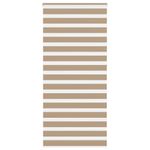 Casa si Gradina - Textile si covoare - Rulouri si jaluzele - Jaluzea tip zebra 115x230 cm latime tesatura 110,9 cm poliester, sand brown - Infinity.ro