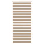 Casa si Gradina - Textile si covoare - Rulouri si jaluzele - Jaluzea tip zebra 100x230 cm latime tesatura 95,9 cm poliester, sand brown - Infinity.ro