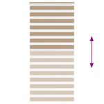 Casa si Gradina - Textile si covoare - Rulouri si jaluzele - Jaluzea tip zebra 100x230 cm latime tesatura 95,9 cm poliester, sand brown - Infinity.ro