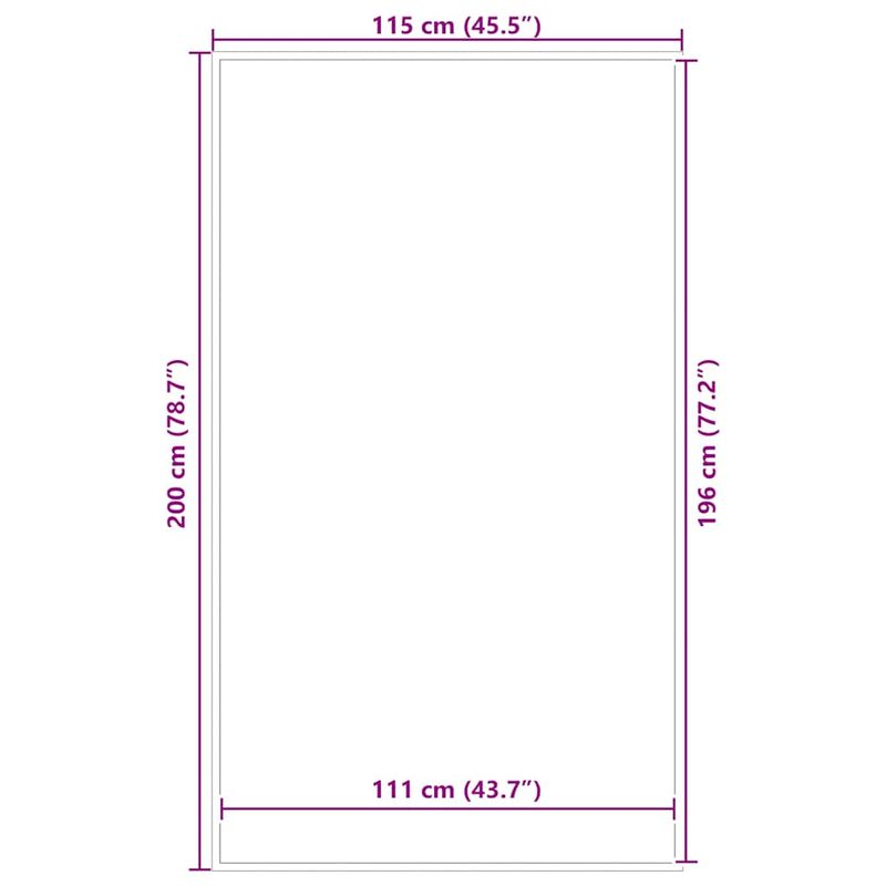 Casa si Gradina - Textile si covoare - Covoare - Covorase intrare - Pres maro 115x200 cm - Infinity.ro