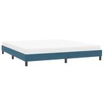 Casa si Gradina - Mobilier - Paturi si accesorii - Paturi - Cadru de pat fara saltea Albastru inchis 200x220 cm catifea - Infinity.ro