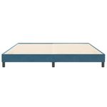 Casa si Gradina - Mobilier - Paturi si accesorii - Paturi - Cadru de pat fara saltea Albastru inchis 200x220 cm catifea - Infinity.ro