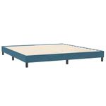 Casa si Gradina - Mobilier - Paturi si accesorii - Paturi - Cadru de pat fara saltea Albastru inchis 200x220 cm catifea - Infinity.ro
