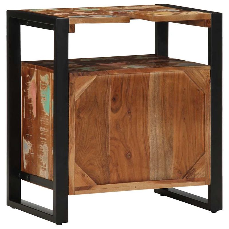 Casa si Gradina - Mobilier - Seturi de mobilier - Seturi baie - Dulap pentru chiuveta de baie 55x35x60 cm lemn masiv recuperat - Infinity.ro