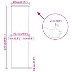 Casa si Gradina - Textile si covoare - Rulouri si jaluzele - Jaluza cu role de dus cu caseta 80x240 cm latime material 76 cm, cu bule - Infinity.ro