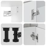 Casa si Gradina - Mobilier - Comode si corpuri - Corpuri bucatarie - Set de dulapuri de bucatarie 11 piese „Lucca” lemn Sonoma gri - Infinity.ro