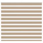 Casa si Gradina - Textile si covoare - Rulouri si jaluzele - Jaluzea tip zebra 160x100 cm latime tesatura 155,9 cm poliester, sand brown - Infinity.ro