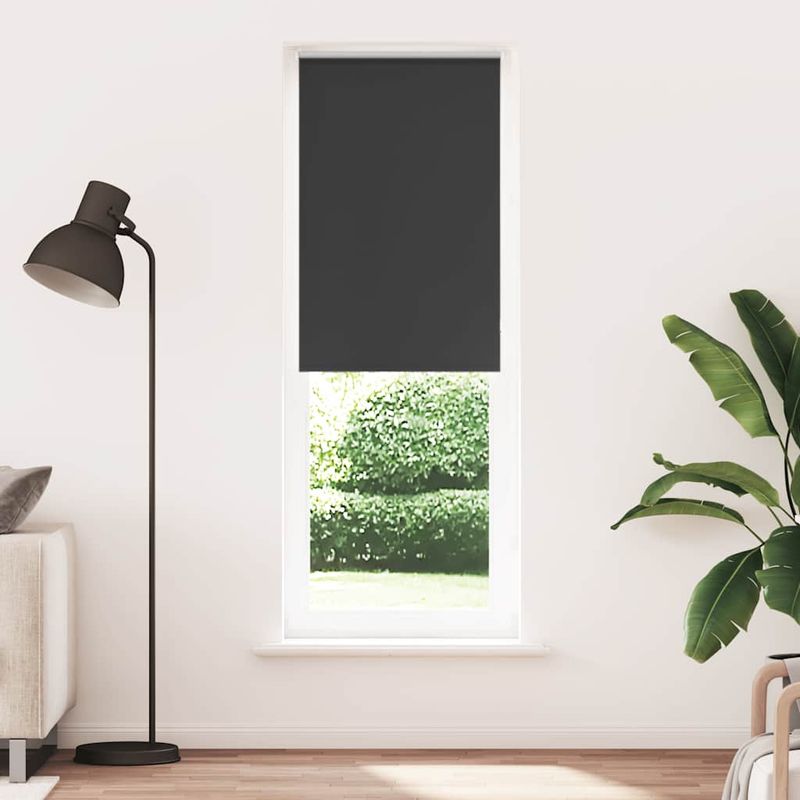 Casa si Gradina - Textile si covoare - Rulouri si jaluzele - Jaluza cu role opace negru 75x210 cm latime material 70,7 cm - Infinity.ro