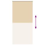 Casa si Gradina - Textile si covoare - Rulouri si jaluzele - Jaluza cu role opace bej 115x230 cm Latime material 110,7 cm - Infinity.ro