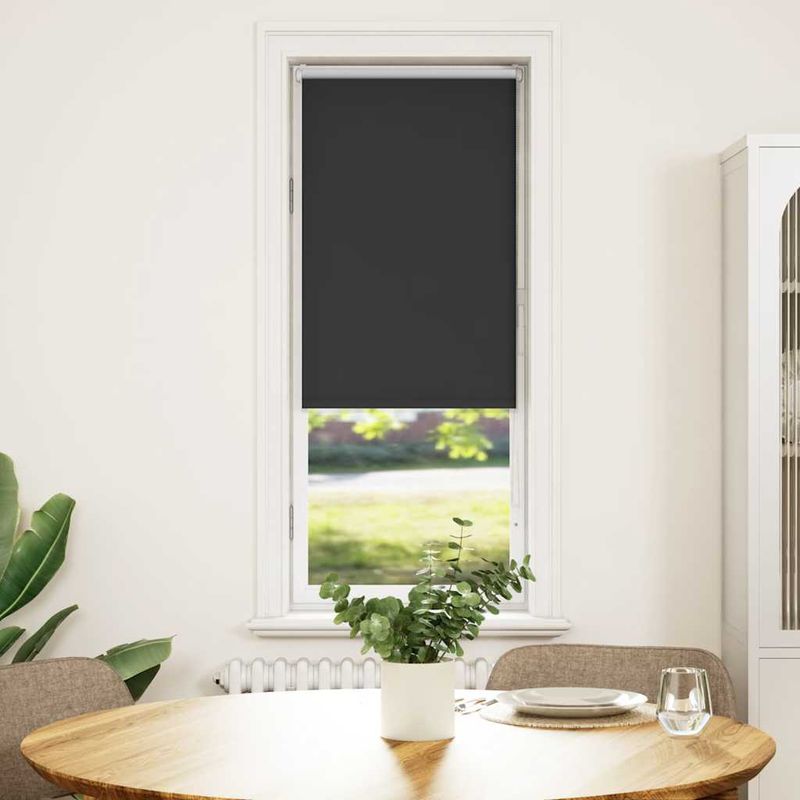 Casa si Gradina - Textile si covoare - Rulouri si jaluzele - Jaluza cu role opace negru 55x150 cm latime material 50,7 cm - Infinity.ro