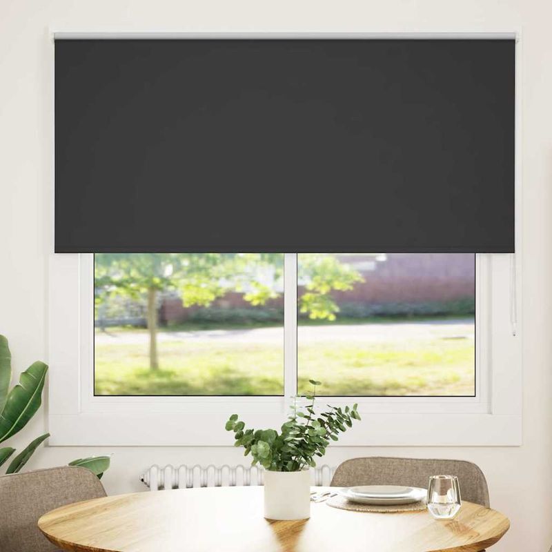 Casa si Gradina - Textile si covoare - Rulouri si jaluzele - Jaluza cu role opace negru 150x130 cm Latime material 146,6 cm - Infinity.ro