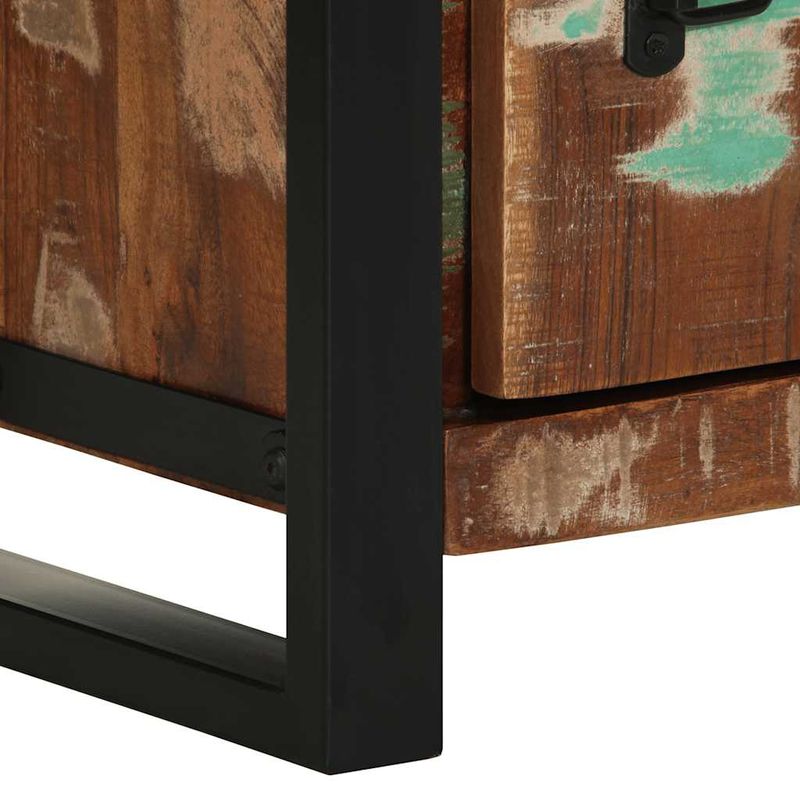 Casa si Gradina - Mobilier - Seturi de mobilier - Seturi baie - Dulap de baie, 40x30x90 cm, lemn masiv reciclat - Infinity.ro