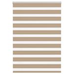 Casa si Gradina - Textile si covoare - Rulouri si jaluzele - Jaluzea tip zebra 95x150 cm latime tesatura 90,9 cm poliester, sand brown - Infinity.ro