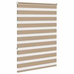 Casa si Gradina - Textile si covoare - Rulouri si jaluzele - Jaluzea tip zebra 95x150 cm latime tesatura 90,9 cm poliester, sand brown - Infinity.ro