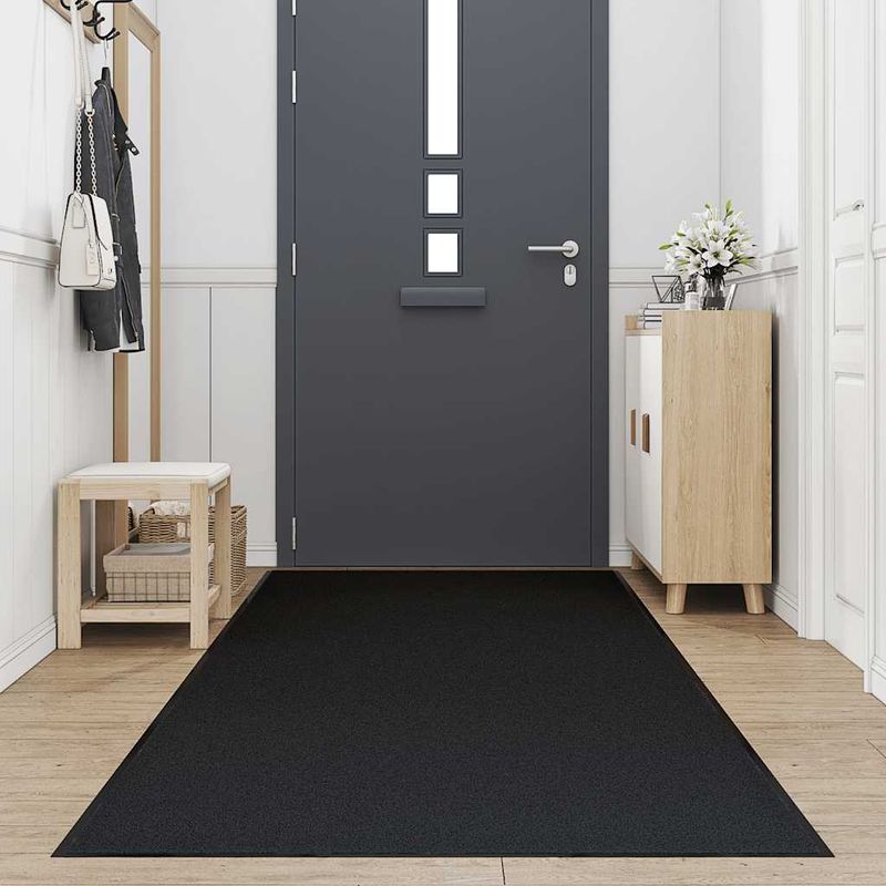 Casa si Gradina - Textile si covoare - Covoare - Covorase intrare - Pres negru 115x300 cm - Infinity.ro