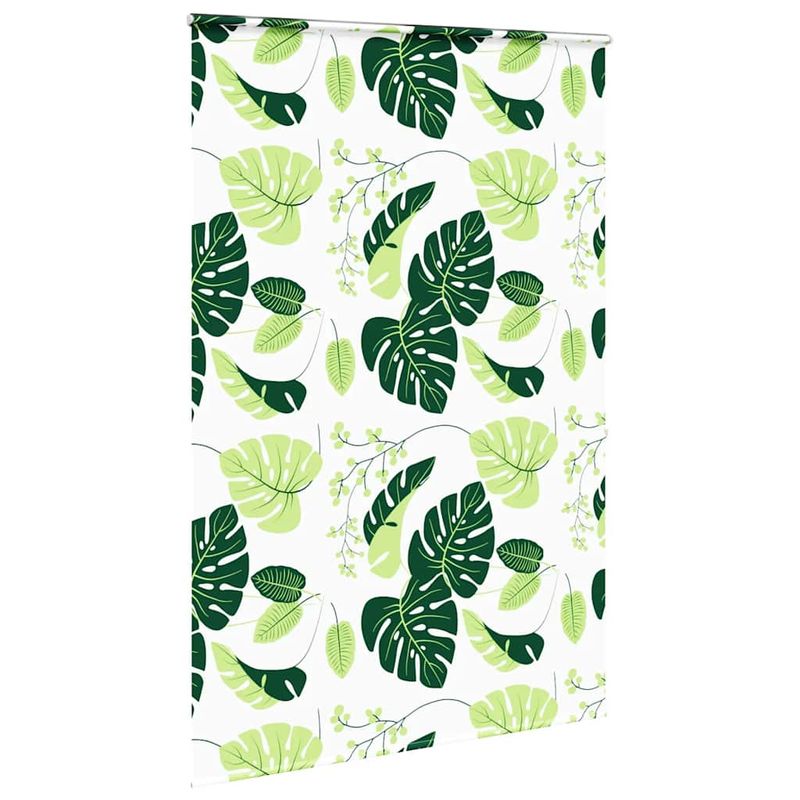 Casa si Gradina - Textile si covoare - Rulouri si jaluzele - Jaluza cu role de dus cu caseta 150x240cm latime material 146cm, frunze verzi - Infinity.ro