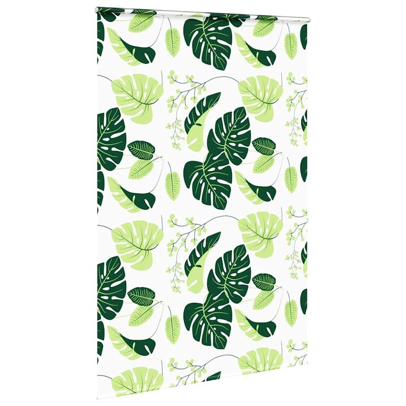 Casa si Gradina - Textile si covoare - Rulouri si jaluzele - Jaluza cu role de dus cu caseta 150x240cm latime material 146cm, frunze verzi - Infinity.ro