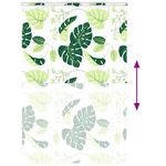 Casa si Gradina - Textile si covoare - Rulouri si jaluzele - Jaluza cu role de dus cu caseta 150x240cm latime material 146cm, frunze verzi - Infinity.ro