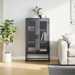 Casa si Gradina - Mobilier - Comode si corpuri - Corpuri bucatarie - Dulap inalt, antracit, 68x39x123 cm, otel - Infinity.ro