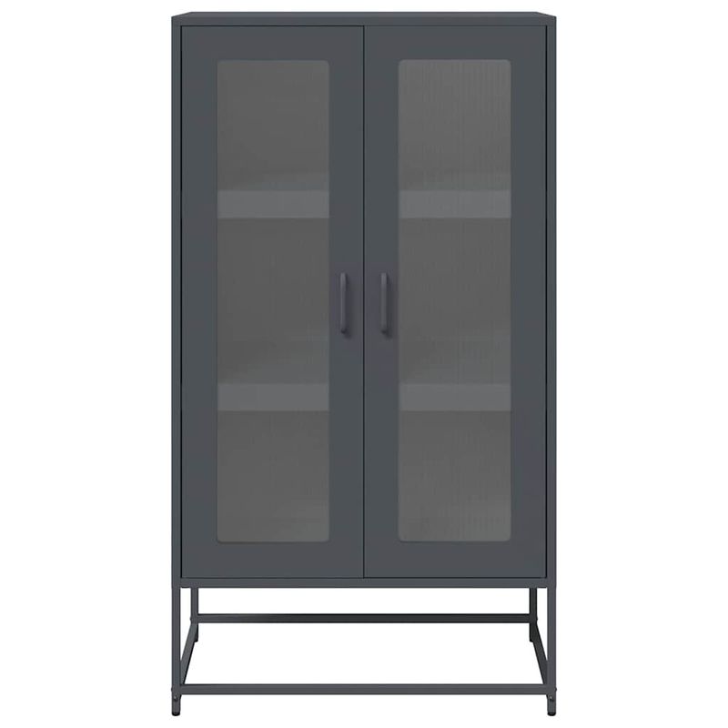 Casa si Gradina - Mobilier - Comode si corpuri - Corpuri bucatarie - Dulap inalt, antracit, 68x39x123 cm, otel - Infinity.ro