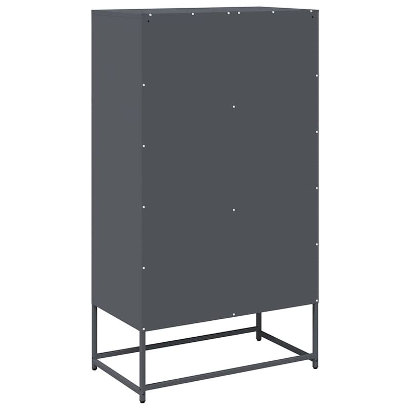 Casa si Gradina - Mobilier - Comode si corpuri - Corpuri bucatarie - Dulap inalt, antracit, 68x39x123 cm, otel - Infinity.ro