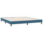 Casa si Gradina - Mobilier - Paturi si accesorii - Paturi - Cadru de pat fara saltea Albastru inchis 180x220 cm catifea - Infinity.ro