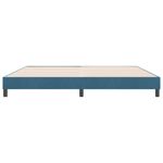 Casa si Gradina - Mobilier - Paturi si accesorii - Paturi - Cadru de pat fara saltea Albastru inchis 180x220 cm catifea - Infinity.ro