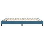 Casa si Gradina - Mobilier - Paturi si accesorii - Paturi - Cadru de pat fara saltea Albastru inchis 180x220 cm catifea - Infinity.ro