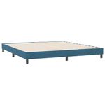 Casa si Gradina - Mobilier - Paturi si accesorii - Paturi - Cadru de pat fara saltea Albastru inchis 180x220 cm catifea - Infinity.ro