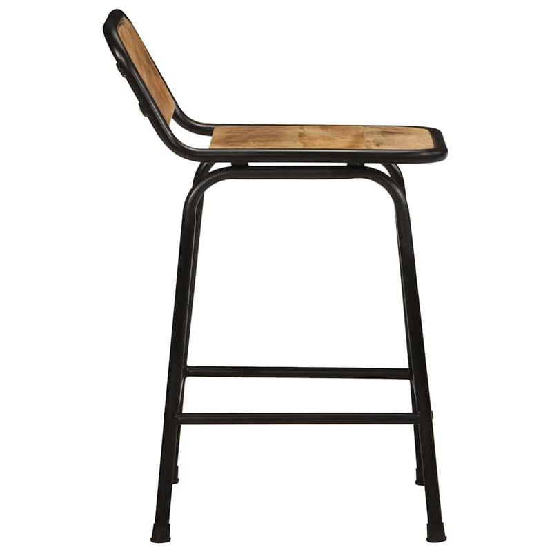 Casa si Gradina - Mobilier - Scaune si fotolii - Scaune - Scaune de bar 4 buc 46x35,5x70 cm lemn masiv Mango brut - Infinity.ro