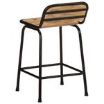 Casa si Gradina - Mobilier - Scaune si fotolii - Scaune - Scaune de bar 4 buc 46x35,5x70 cm lemn masiv Mango brut - Infinity.ro