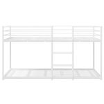 Casa si Gradina - Mobilier - Paturi si accesorii - Paturi - Pat supraetajat fara saltea alb 100x200 cm otel - Infinity.ro