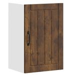 Casa si Gradina - Mobilier - Comode si corpuri - Corpuri bucatarie - Dulap de bucatarie "Lucca" din lemn de stejar afumat, model 1x dulap de perete (1 ușă), mărime 40x31x60 cm - Infinity.ro
