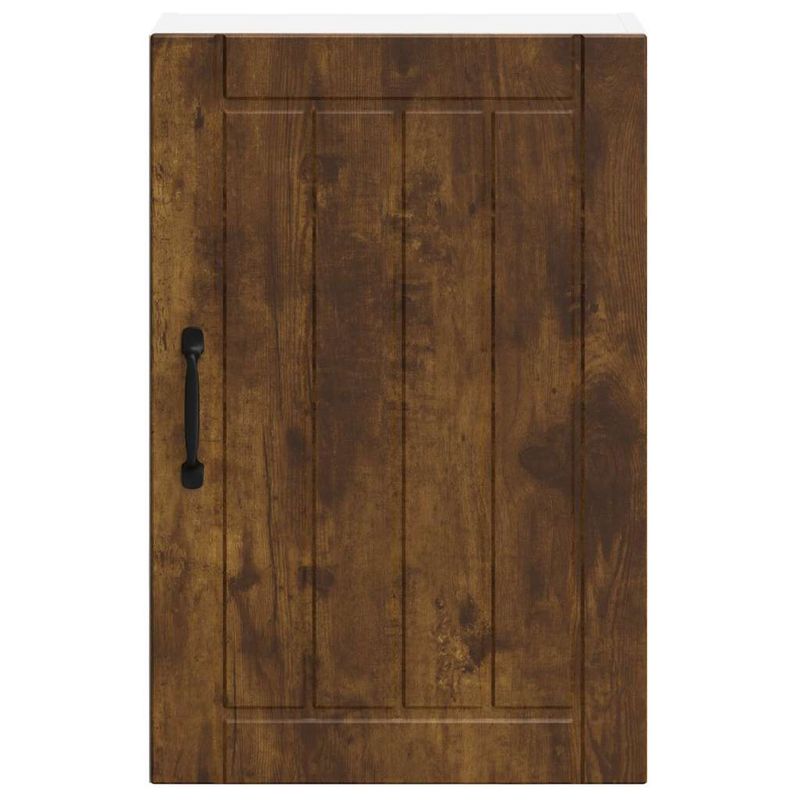 Casa si Gradina - Mobilier - Comode si corpuri - Corpuri bucatarie - Dulap de bucatarie "Lucca" din lemn de stejar afumat, model 1x dulap de perete (1 ușă), mărime 40x31x60 cm - Infinity.ro