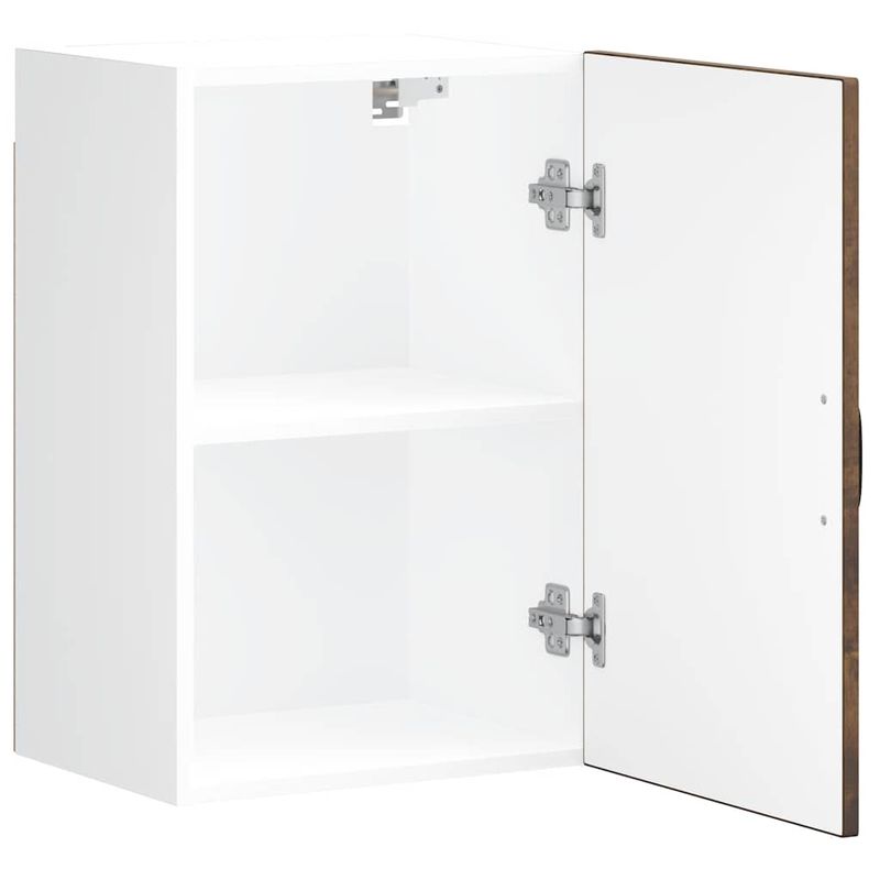 Casa si Gradina - Mobilier - Comode si corpuri - Corpuri bucatarie - Dulap de bucatarie "Lucca" din lemn de stejar afumat, model 1x dulap de perete (1 ușă), mărime 40x31x60 cm - Infinity.ro