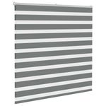 Casa si Gradina - Textile si covoare - Rulouri si jaluzele - Jaluzea tip zebra gri inchis latime tesatura 135,9 cm poliester, mărime 140x150 cm - Infinity.ro