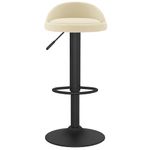 Casa si Gradina - Mobilier - Scaune si fotolii - Scaune - Scaun de bar, crem, catifea - Infinity.ro