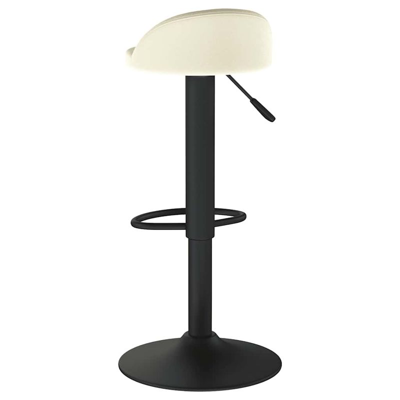 Casa si Gradina - Mobilier - Scaune si fotolii - Scaune - Scaun de bar, crem, catifea - Infinity.ro