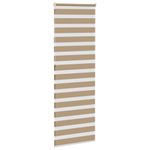 Casa si Gradina - Textile si covoare - Rulouri si jaluzele - Jaluzea tip zebra 70x230 cm latime tesatura 65,9 cm poliester, sand brown - Infinity.ro