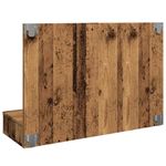 Casa si Gradina - Mobilier - Mobilier baie - Comode baie - Dulap cu oglinda si LED, lemn vechi, 90x31,5x62 cm - Infinity.ro