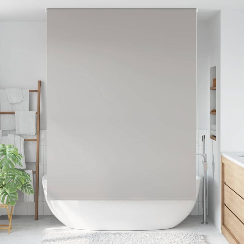 Casa si Gradina - Textile si covoare - Rulouri si jaluzele - Jaluza cu rola de dus 160x240 cm latime material 156 cm, gri deschis - Infinity.ro