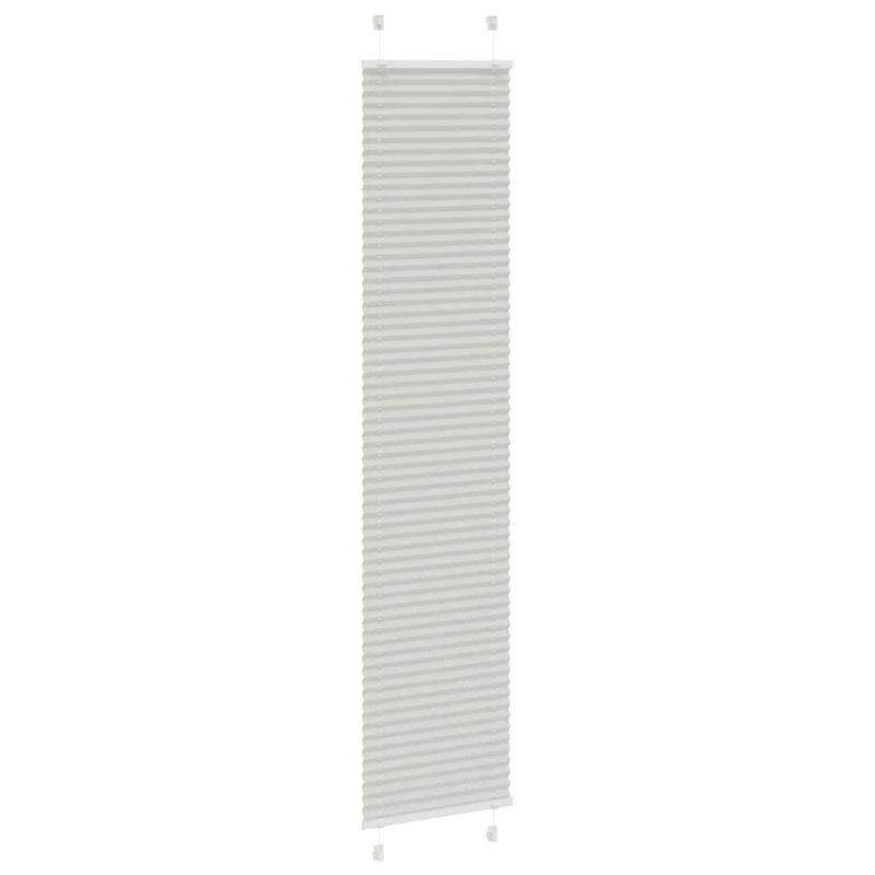 Casa si Gradina - Textile si covoare - Rulouri si jaluzele - Jaluza plisata gri deschis 50x200 cm Latime tesatura 49,4 cm - Infinity.ro