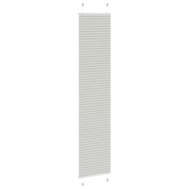 Casa si Gradina - Textile si covoare - Rulouri si jaluzele - Jaluza plisata gri deschis 50x200 cm Latime tesatura 49,4 cm - Infinity.ro