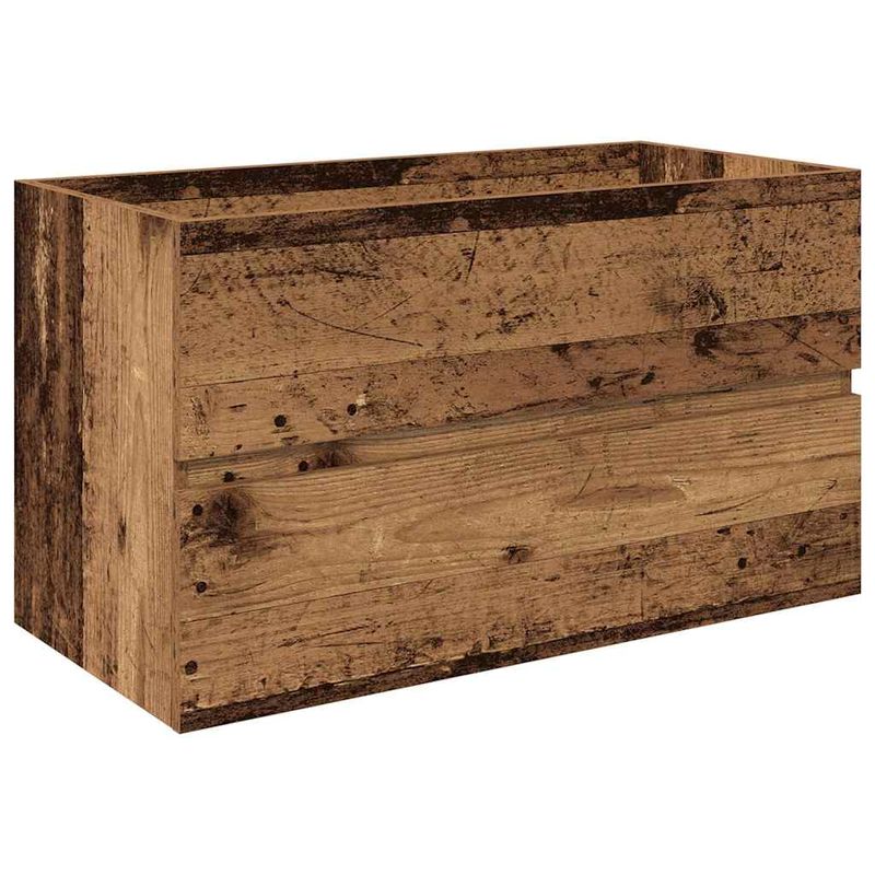 Casa si Gradina - Mobilier - Seturi de mobilier - Seturi baie - Set mobilier de baie, 3 piese, lemn vechi, lemn prelucrat - Infinity.ro