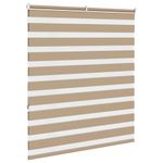 Casa si Gradina - Textile si covoare - Rulouri si jaluzele - Jaluzea tip zebra 100x150 cm latime tesatura 95,9 cm poliester, sand brown - Infinity.ro
