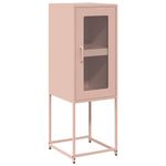 Casa si Gradina - Mobilier - Comode si corpuri - Comode - Dulap, roz, 36x39x107 cm, otel laminat la rece - Infinity.ro