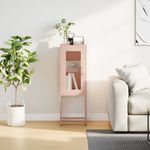 Casa si Gradina - Mobilier - Comode si corpuri - Comode - Dulap, roz, 36x39x107 cm, otel laminat la rece - Infinity.ro