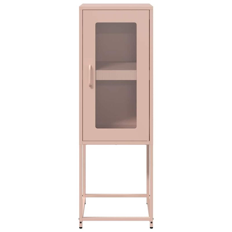 Casa si Gradina - Mobilier - Comode si corpuri - Comode - Dulap, roz, 36x39x107 cm, otel laminat la rece - Infinity.ro