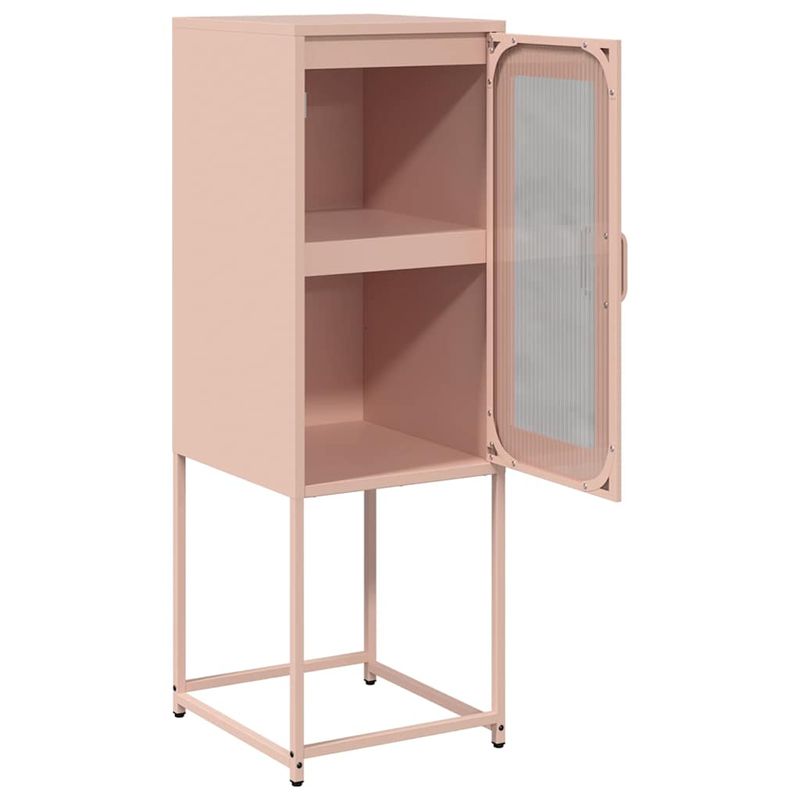 Casa si Gradina - Mobilier - Comode si corpuri - Comode - Dulap, roz, 36x39x107 cm, otel laminat la rece - Infinity.ro